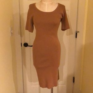 Forever 21 brown body con dress